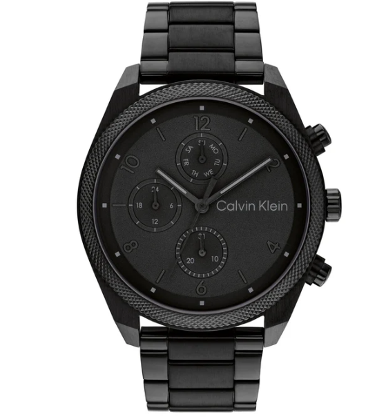 Calvin Klein Black Steel Multi-function Watch